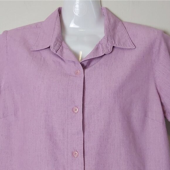 Woolrich Women's Lavender Button Down Shirt - Picture 4 of 12